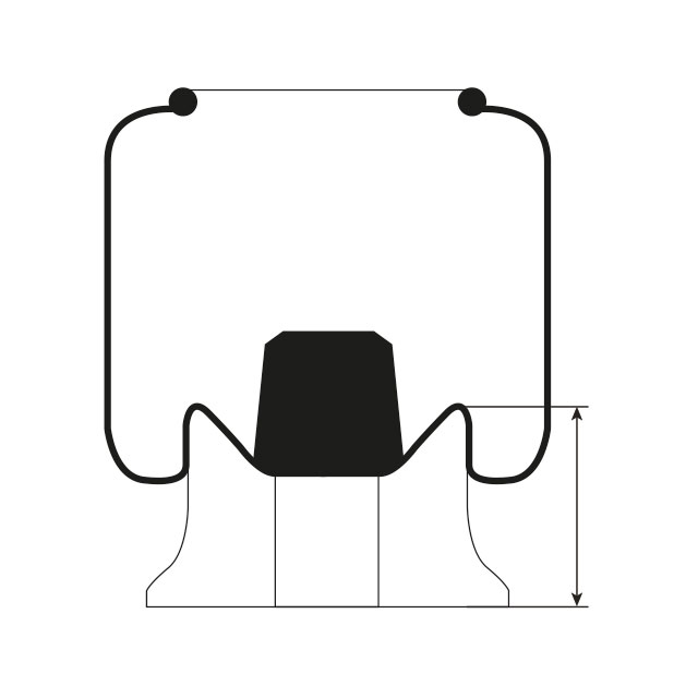 AIRSPRING ASSY (ASK061) HENDRICKSON PRIMERIDE