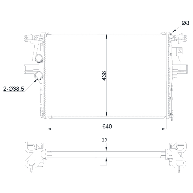 RADIATOR IVECO DAILY