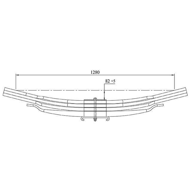 IVECO EUROTRAKKER 4 LEAF REAR SPRING