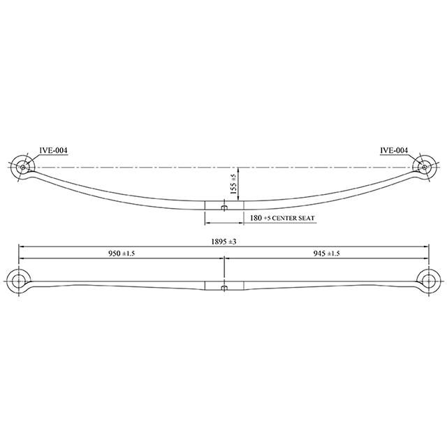 IVECO STRALIS 1 LEAF FRONT SPRING
