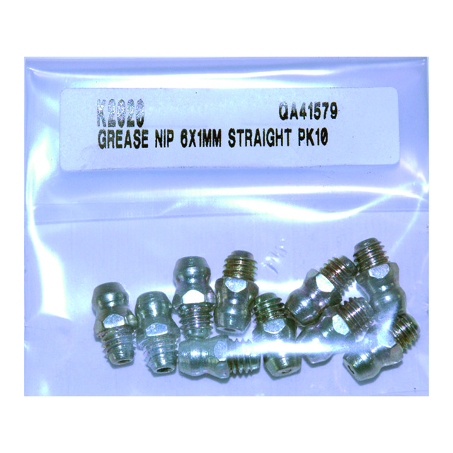 PKT10 6MM X 1MM STRAIGHT