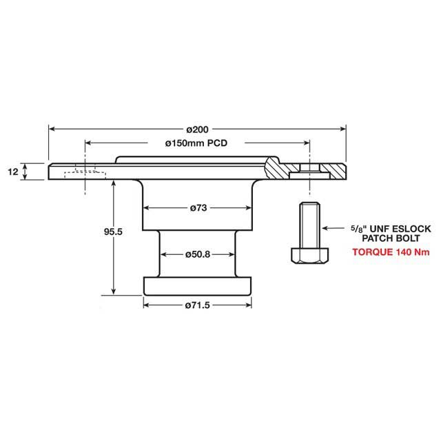 KLTA0376 KING PIN BOLT ON