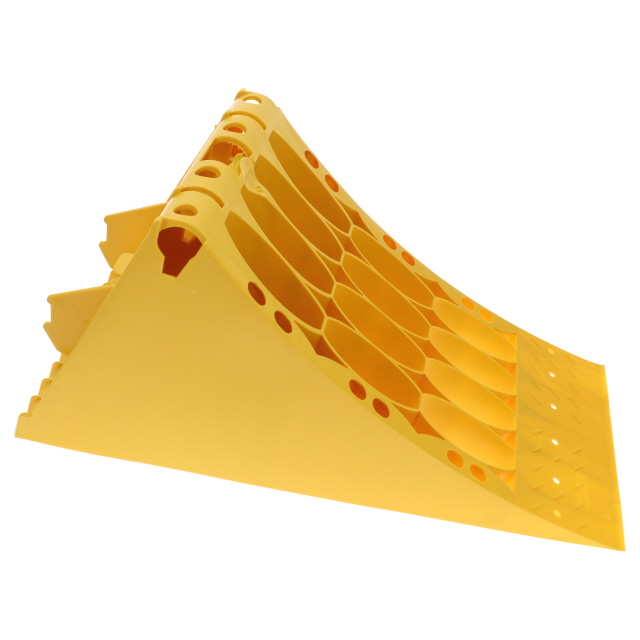 Wheel Chock - Yellow, Plastic (Single)