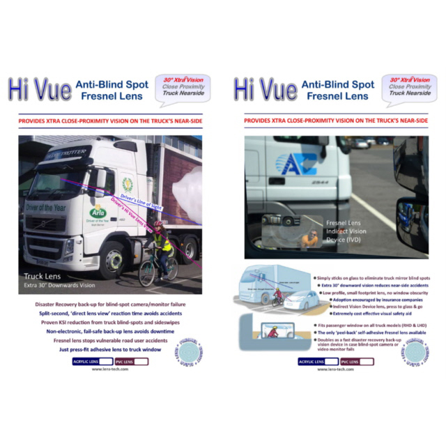 KLTA0524 Fresnel Lens - Hi-Vue Self-Adhesive, A5, PVC