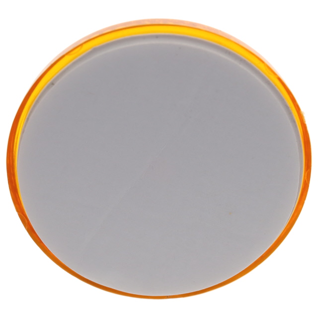 KLTB0061U Round Amber Reflector 60mm Self Adhesive
