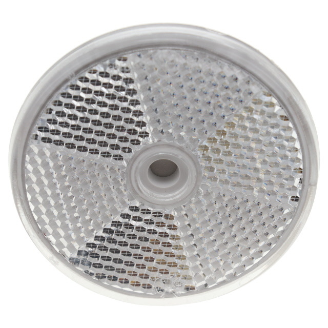Round Clear Reflector 60mm Self Adhesive