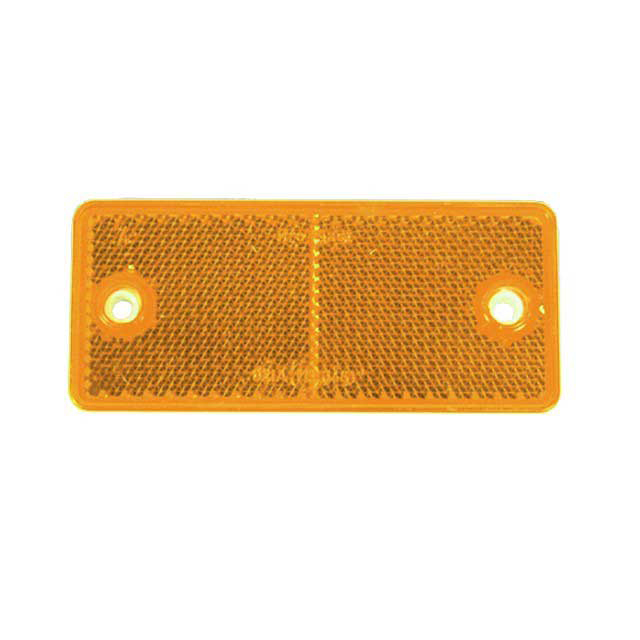 OBLONG REFLECTOR AMBER 90 X 40MM