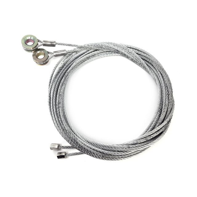 CABLES PAIR 130IN GALVANISED WITH CHAMFERED HOLE