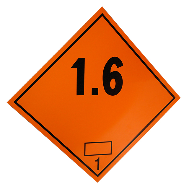 ADR EXPLOSIVE SUBSTANCES, CLASS 1.6