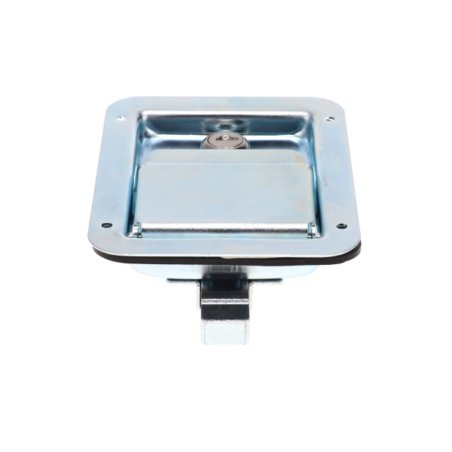 KLTB0343 Recessed Large Paddle Handle Zinc Plated c/w gasket & 2 keys