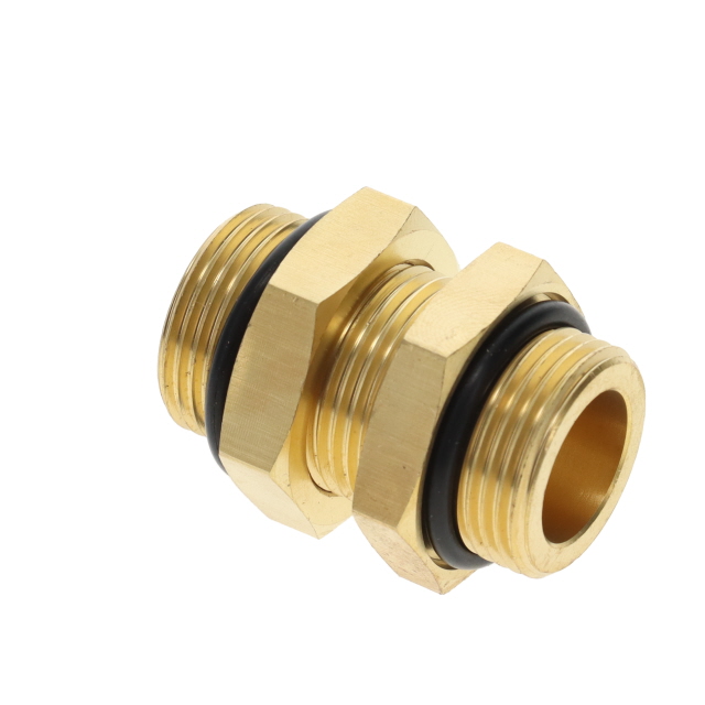 KLTD0005 M22x1.5 - Straight Bulkhead Adaptor - Male/Male/Female M16