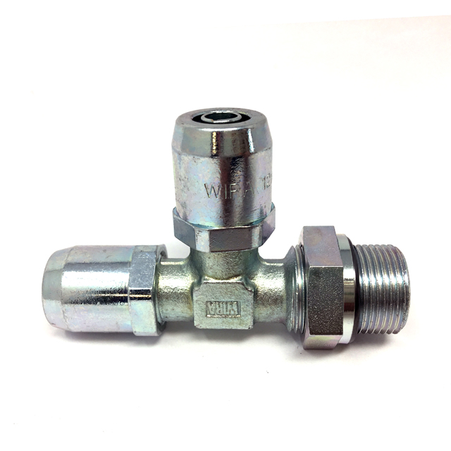 SIDE STUD TEE PUSH FIT M22X1.5 12X1.5