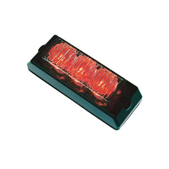 WARNING LAMP 3 LED RED 10-49V
