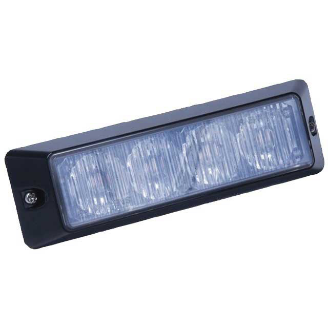 WARNING LAMP 4 LED CLEAR 10-49V
