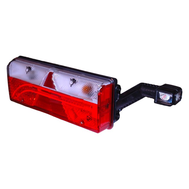 Aspoeck Europoint III RH Rear Lamp 7 Pin Ass2 + 4 x 2 Pin Ass2 With LED Stalk