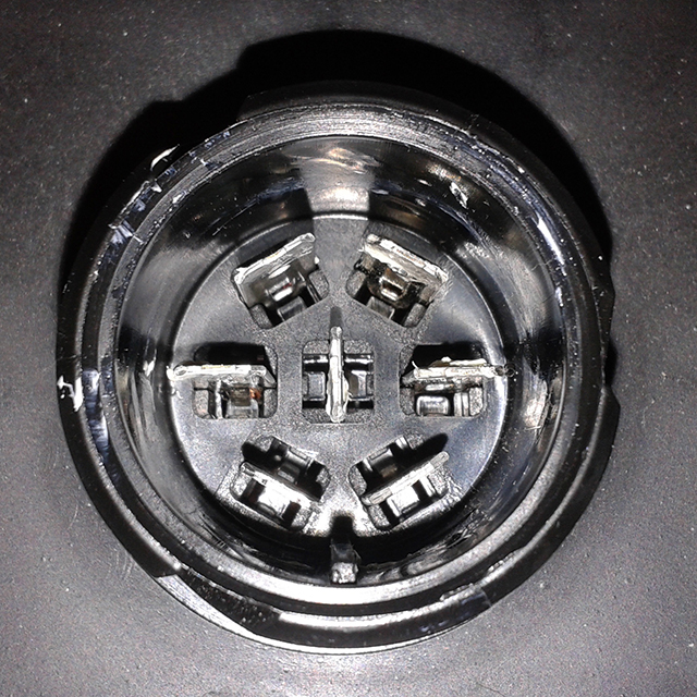 KLTF1591 Aspoeck Europoint III RH Rear Lamp 7 Pin Ass2 + 4 x 2 Pin Ass2 With LED Stalk