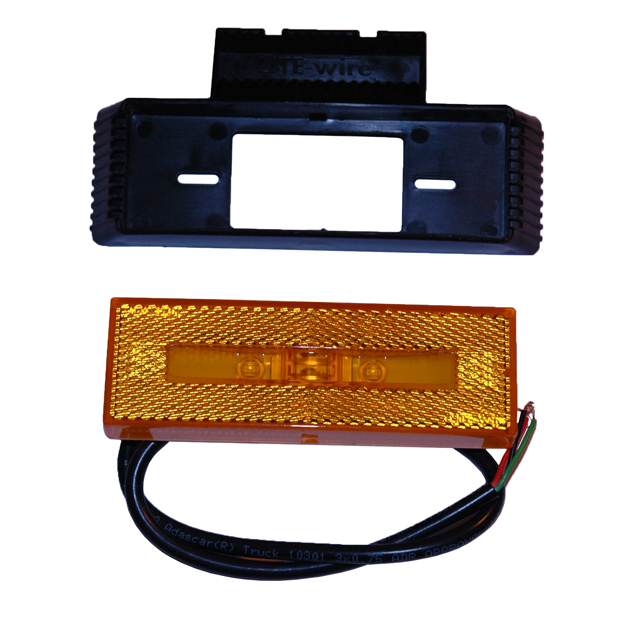 SIDE MARKER 10-30V LED AMBER REPEATER REFLEX LITEWIRE