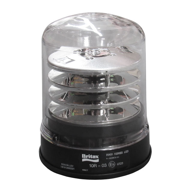 BEACON 10-30V LED 3 BOLT MOUNTING CLEAR LENS