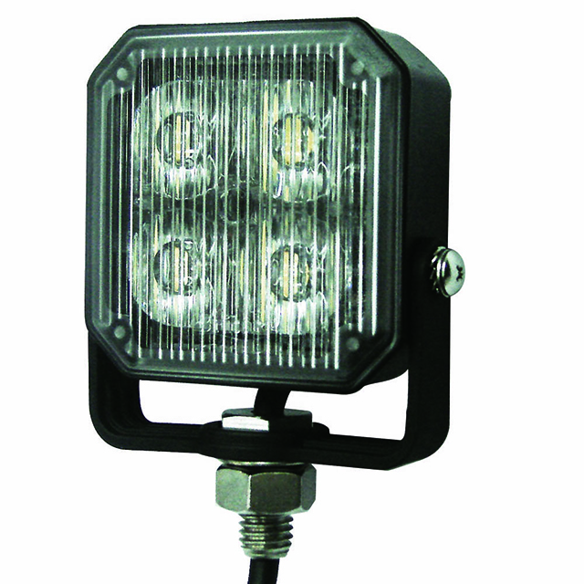 KLTF1685 WARNING LAMP 12-24V LED AMBER SQUARE 4 LED'S