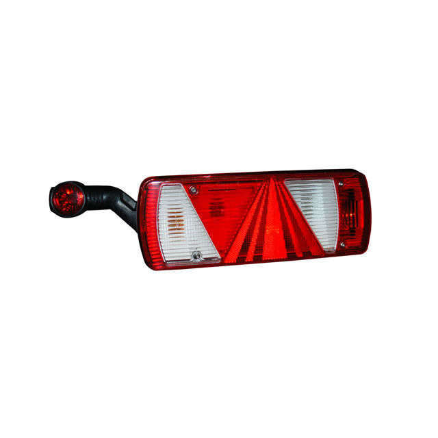 Aspoeck Ecopoint II LH Rear Lamp 7 Pin Ass2 + 2 x 2 Pin Ass2 With Stalk Lamp