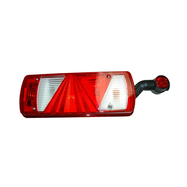 Aspoeck Ecopoint II RH Rear Lamp 7 Pin Ass2 + 2 x 2 Pin Ass2 With Stalk Lamp