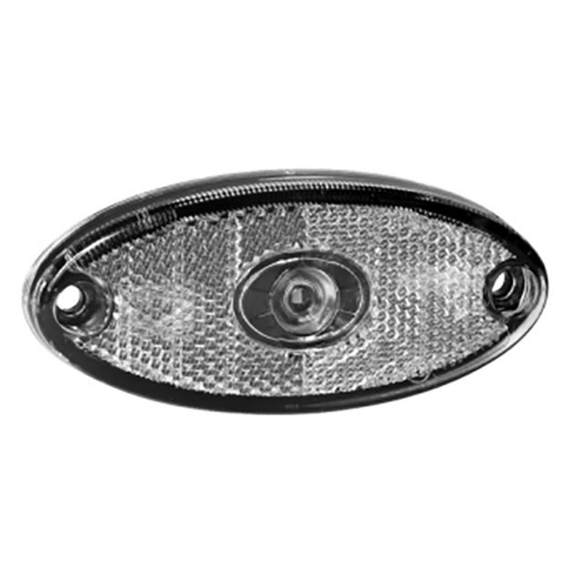 LED Clear Marker Lamp with Reflector 24v