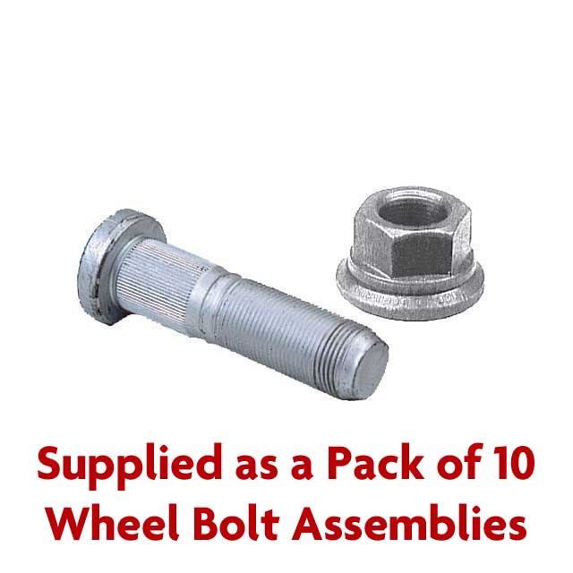 PKT10 WHEEL BOLT ASSY M22 X 67MM UH SAF
