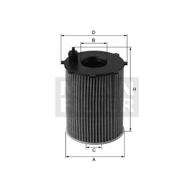 OIL FILTER ELEMENT HU 716/2 X