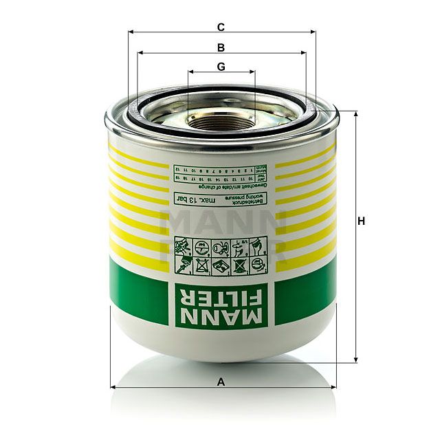 KLTTB1364X Air dryer for Pneumatic Brake System