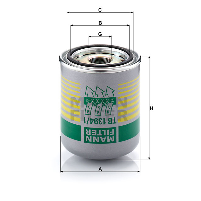 KLTTB13941X Air Dryer Cartridge for Pneumatic Brake System