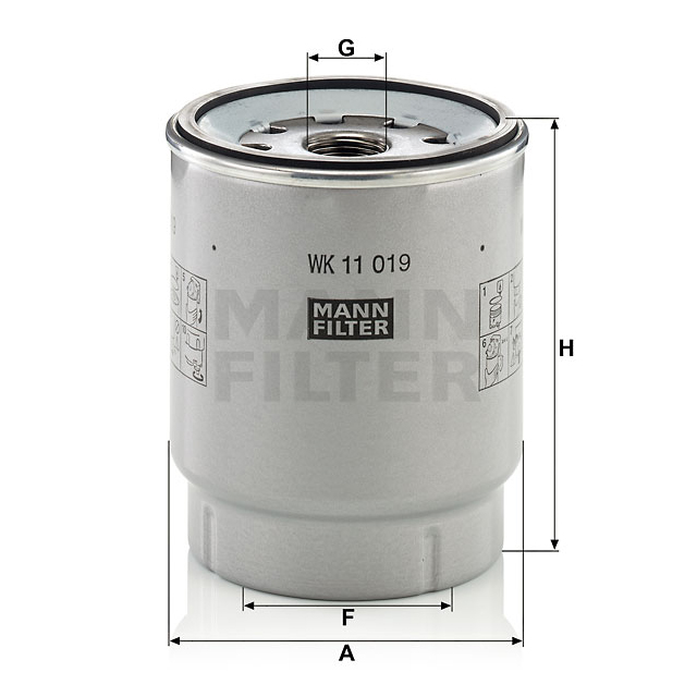 KLTWK11019Z Fuel Filter to suit VOLVO