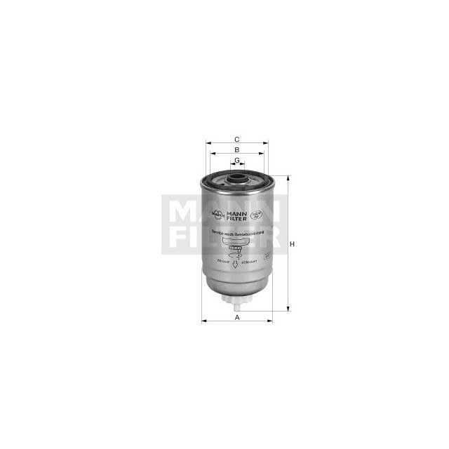 FUEL FILTER WK 842/2
