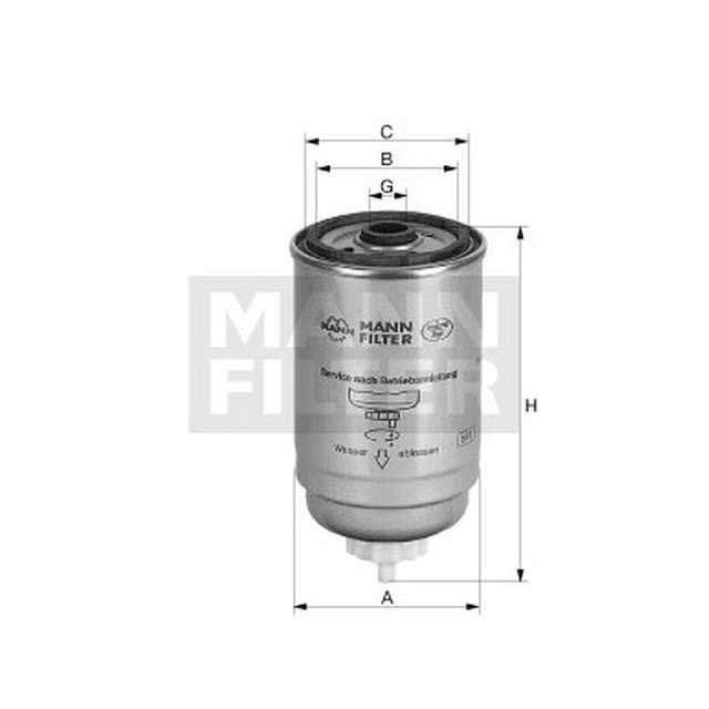 FUEL FILTER WK 854/5