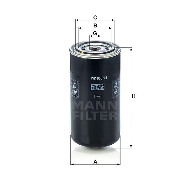 Fuel Filter to suit DAF/IVECO