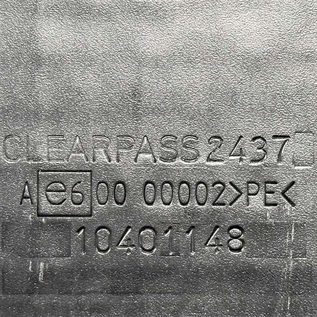 KR490X610CP KRONE REAR FENDER C/W CLEAR PASS FLAP AND HOMOLOGATION MARK