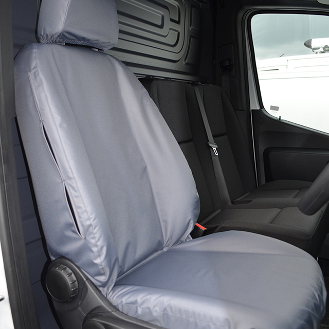 Mercedes Sprinter Van 2018+ Driver's Seat Grey Seat Covers