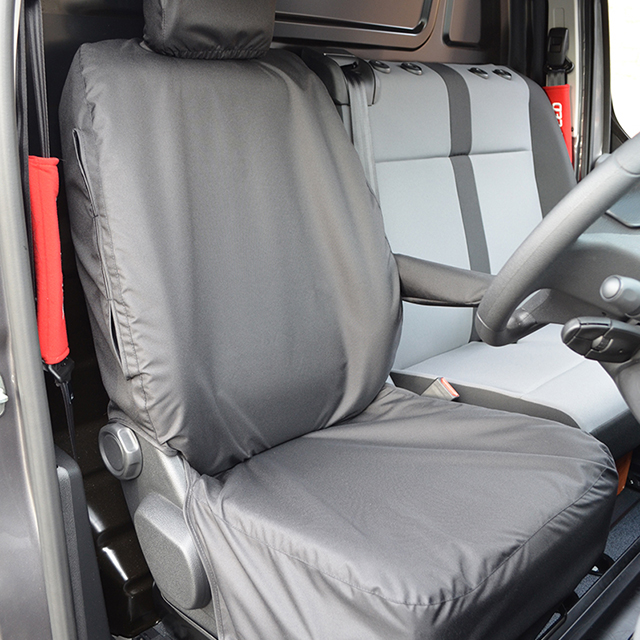 Vauxhall Vivaro 2019+ Driver's Seat Black Seat Covers