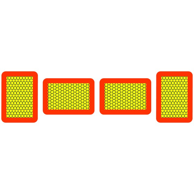 MARKER BOARD ECE70.01 (TYPE 8) SET OF 4 SELF ADHESIVE