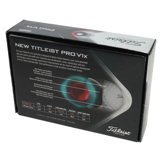 MCH028 Titliest Pro V1X Golf Balls - Pack of 12