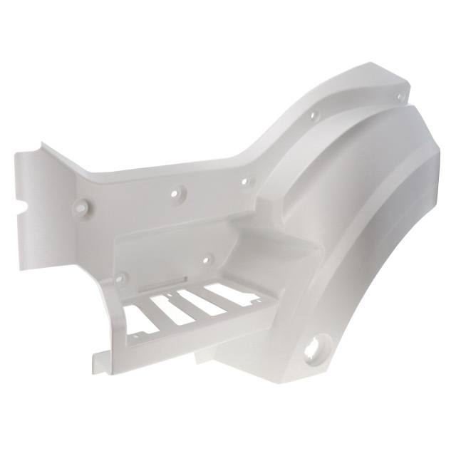Upper Step White Primed with Holes LH To Suit MAN TG3