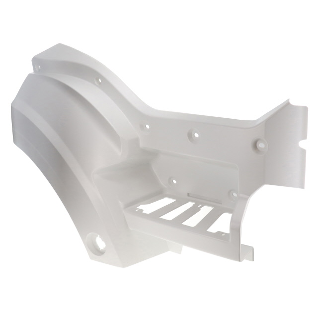 Upper Step White Primed with Holes RH To Suit MAN TG3