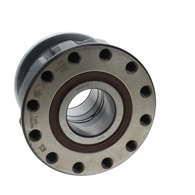 HUB C/W BEARINGS FRONT AXLE C/W EXCITER RING