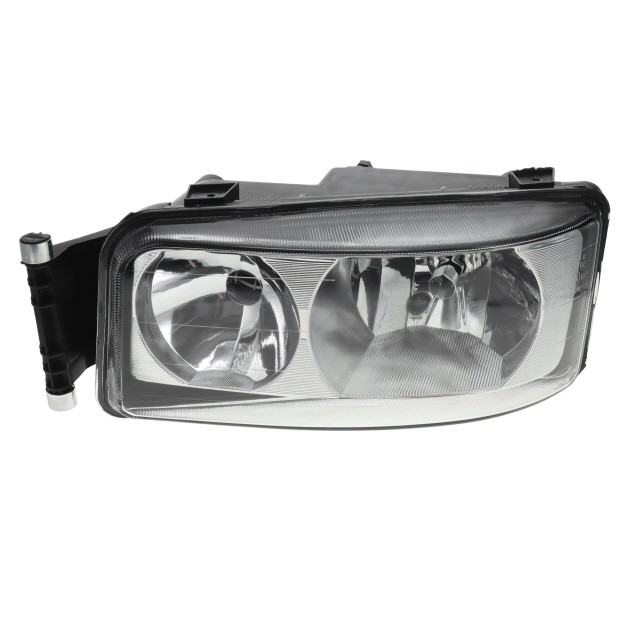 Headlamp LH with electric load levelling to suit MAN