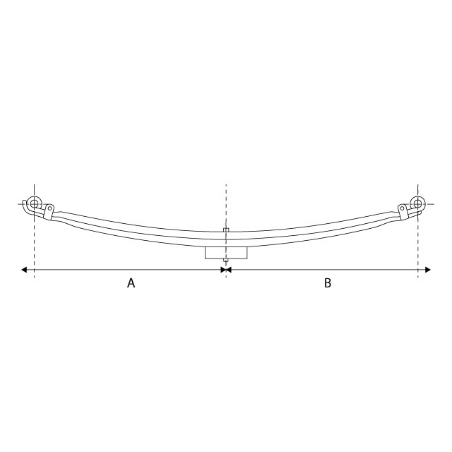 MNRS0040 FRONT TWIN LEAF SPRING MAN