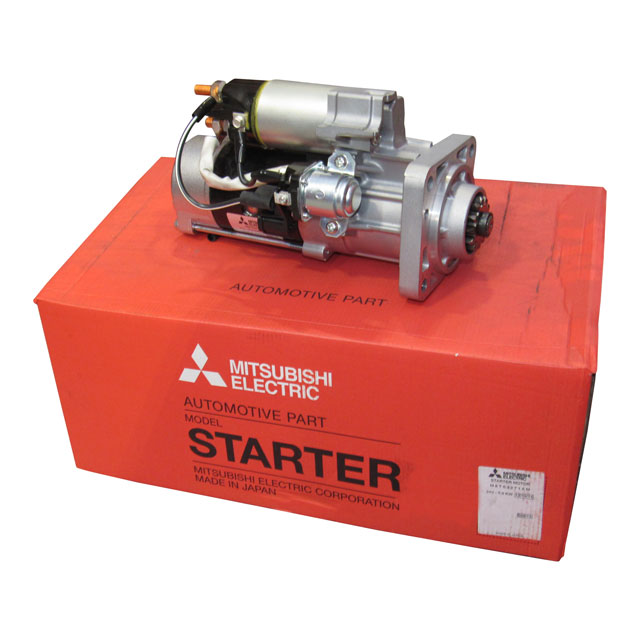 Starter Motor - Mitsubishi OEM - 24V, 5.0Kw - Suits MAN TGM, TGX