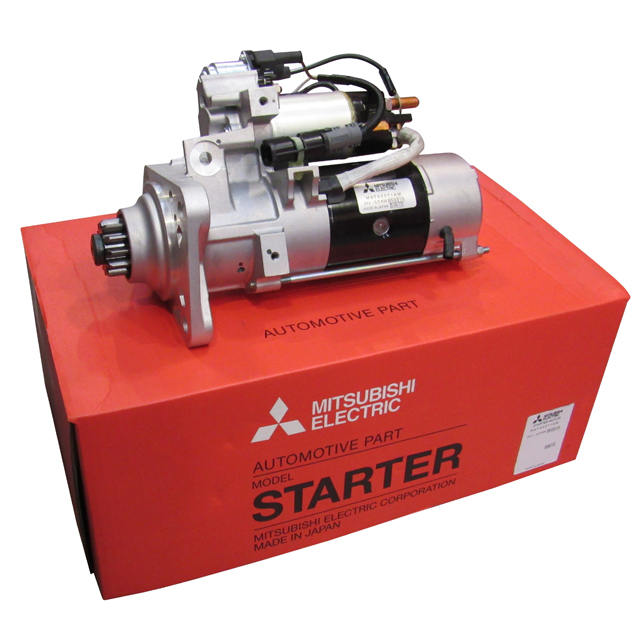 Starter Motor - Mitsubishi OEM - 24V, 5.5Kw - Suits MAN