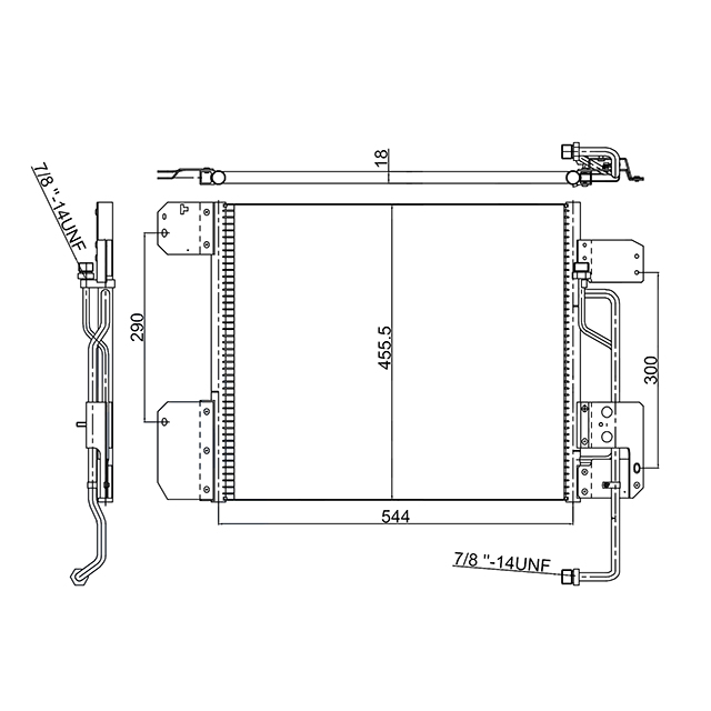 Condenser To Suit MERCEDES Axor