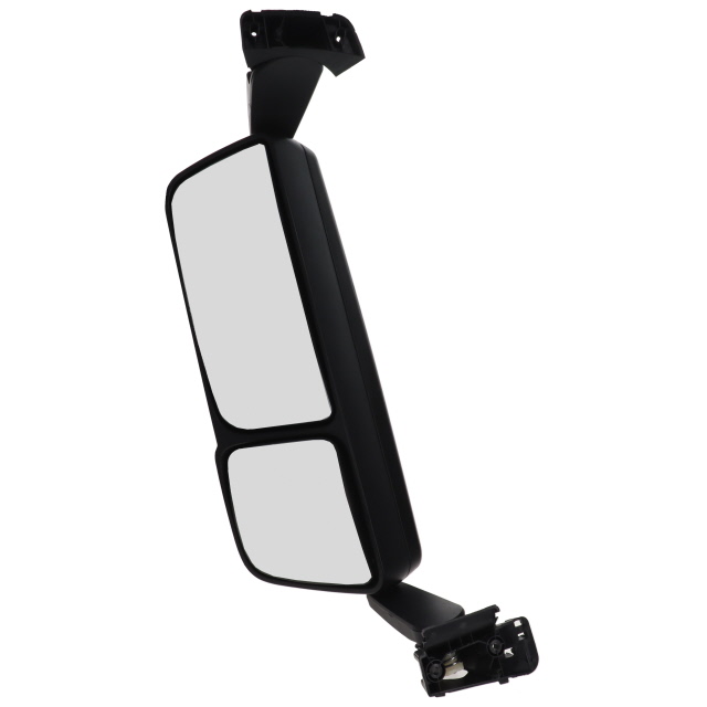 Complete twin mirror assembly Long Arm LH Black back covers
