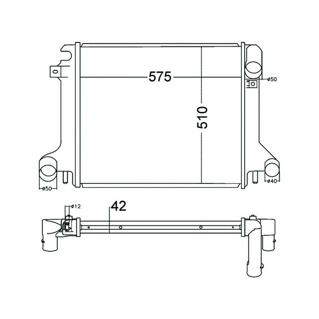 HELLA RADIATOR 8MK376758-021