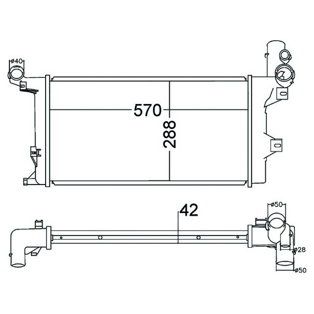 MERCEDES RADIATOR 8MK376758-031